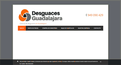 Desktop Screenshot of desguacesguadalajara.com