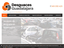 Tablet Screenshot of desguacesguadalajara.com